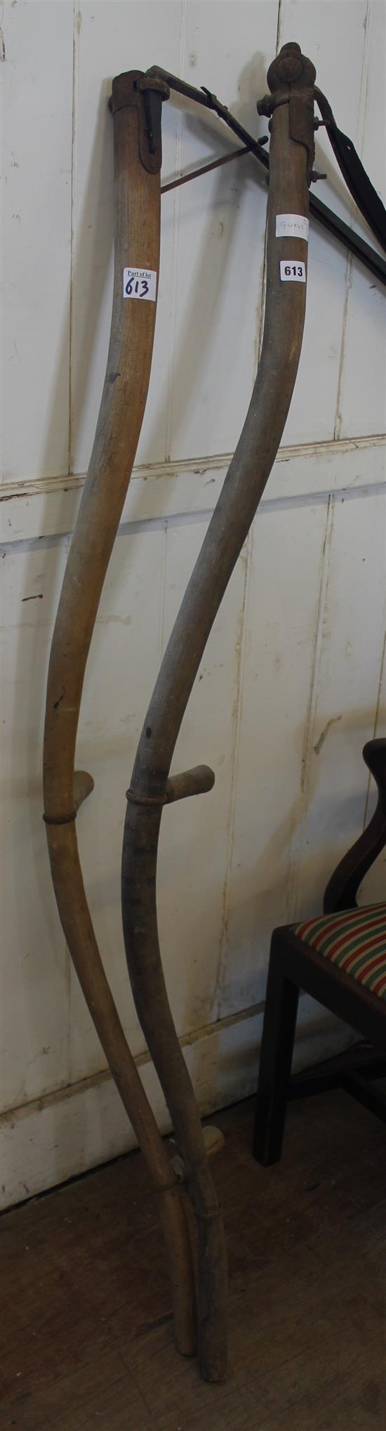 2 old scythes